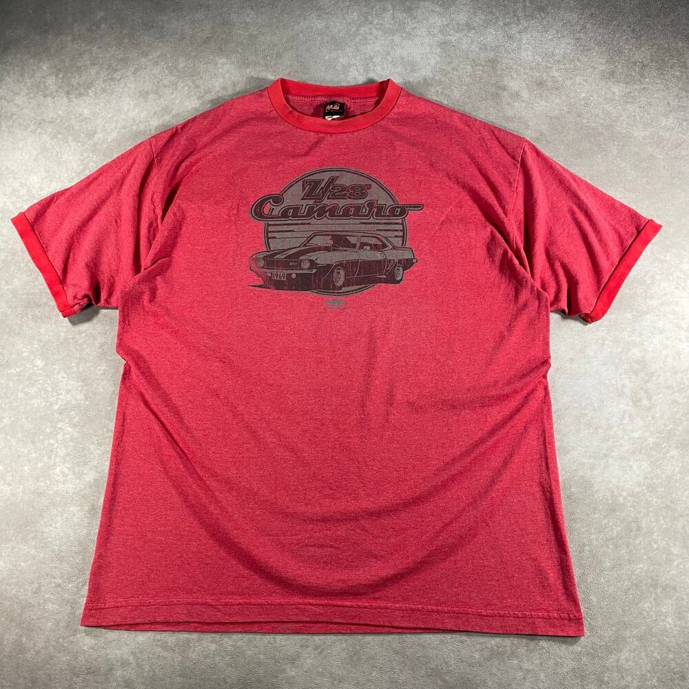 Vintage Y2K 1968 Camaro Z28 Chevy Racing Fast Car T-shirt XL
